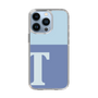 スリムプロテクションケース［ オリジナル - initial two tone - T blue ］