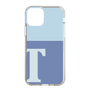 スリムプロテクションケース［ オリジナル - initial two tone - T blue ］