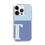 スリムプロテクションケース［ オリジナル - initial two tone - T blue ］
