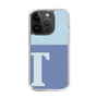 スリムプロテクションケース［ オリジナル - initial two tone - T blue ］