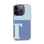 スリムプロテクションケース［ オリジナル - initial two tone - T blue ］