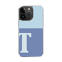 スリムプロテクションケース［ オリジナル - initial two tone - T blue ］
