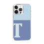 スリムプロテクションケース［ オリジナル - initial two tone - T blue ］