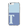 スリムプロテクションケース［ オリジナル - initial two tone - T blue ］