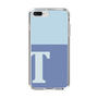 スリムプロテクションケース［ オリジナル - initial two tone - T blue ］