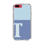 スリムプロテクションケース［ オリジナル - initial two tone - T blue ］