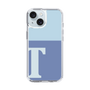 スリムプロテクションケース［ オリジナル - initial two tone - T blue ］
