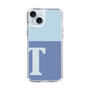 スリムプロテクションケース［ オリジナル - initial two tone - T blue ］