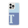 スリムプロテクションケース［ オリジナル - initial two tone - T blue ］