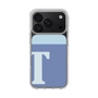 スリムプロテクションケース［ オリジナル - initial two tone - T blue ］