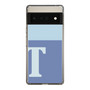 スリムプロテクションケース［ オリジナル - initial two tone - T blue ］