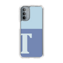 スリムプロテクションケース［ オリジナル - initial two tone - T blue ］