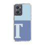 スリムプロテクションケース［ オリジナル - initial two tone - T blue ］