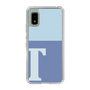 スリムプロテクションケース［ オリジナル - initial two tone - T blue ］