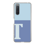 スリムプロテクションケース［ オリジナル - initial two tone - T blue ］