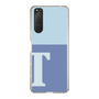 スリムプロテクションケース［ オリジナル - initial two tone - T blue ］
