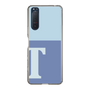 スリムプロテクションケース［ オリジナル - initial two tone - T blue ］