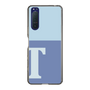 スリムプロテクションケース［ オリジナル - initial two tone - T blue ］