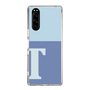 スリムプロテクションケース［ オリジナル - initial two tone - T blue ］