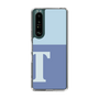 スリムプロテクションケース［ オリジナル - initial two tone - T blue ］