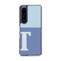 スリムプロテクションケース［ オリジナル - initial two tone - T blue ］
