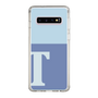 スリムプロテクションケース［ オリジナル - initial two tone - T blue ］