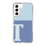スリムプロテクションケース［ オリジナル - initial two tone - T blue ］