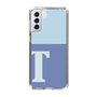 スリムプロテクションケース［ オリジナル - initial two tone - T blue ］