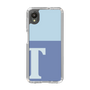 スリムプロテクションケース［ オリジナル - initial two tone - T blue ］