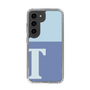 スリムプロテクションケース［ オリジナル - initial two tone - T blue ］