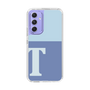 スリムプロテクションケース［ オリジナル - initial two tone - T blue ］