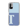 スリムプロテクションケース［ オリジナル - initial two tone - T blue ］