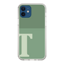 スリムプロテクションケース［ オリジナル - initial two tone - T green ］