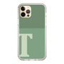 スリムプロテクションケース［ オリジナル - initial two tone - T green ］