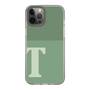 スリムプロテクションケース［ オリジナル - initial two tone - T green ］
