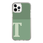 スリムプロテクションケース［ オリジナル - initial two tone - T green ］