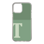 スリムプロテクションケース［ オリジナル - initial two tone - T green ］