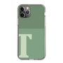 スリムプロテクションケース［ オリジナル - initial two tone - T green ］