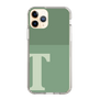 スリムプロテクションケース［ オリジナル - initial two tone - T green ］