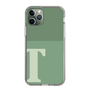 スリムプロテクションケース［ オリジナル - initial two tone - T green ］