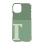 スリムプロテクションケース［ オリジナル - initial two tone - T green ］