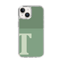 スリムプロテクションケース［ オリジナル - initial two tone - T green ］