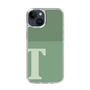 スリムプロテクションケース［ オリジナル - initial two tone - T green ］