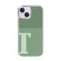 スリムプロテクションケース［ オリジナル - initial two tone - T green ］