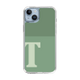 スリムプロテクションケース［ オリジナル - initial two tone - T green ］