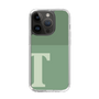 スリムプロテクションケース［ オリジナル - initial two tone - T green ］