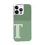 スリムプロテクションケース［ オリジナル - initial two tone - T green ］