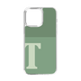 スリムプロテクションケース［ オリジナル - initial two tone - T green ］