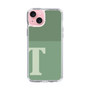 スリムプロテクションケース［ オリジナル - initial two tone - T green ］