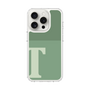 スリムプロテクションケース［ オリジナル - initial two tone - T green ］